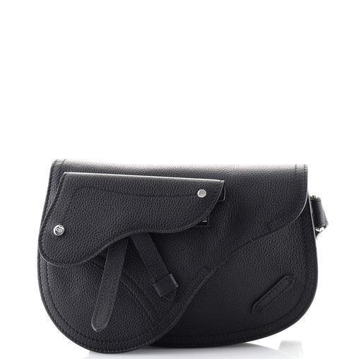 Christian Dior Saddle Messenger Pouch Leather