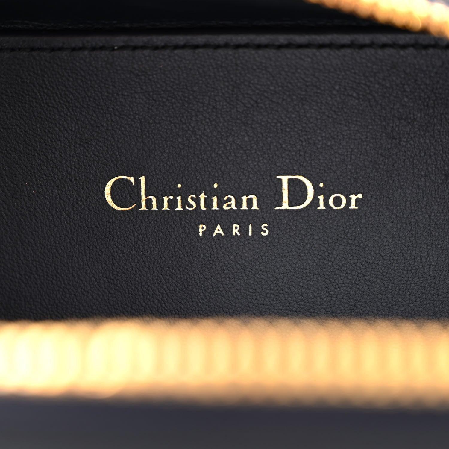 Christian Dior Signature Oval Camera Bag Calfskin with Embossed CD Signature