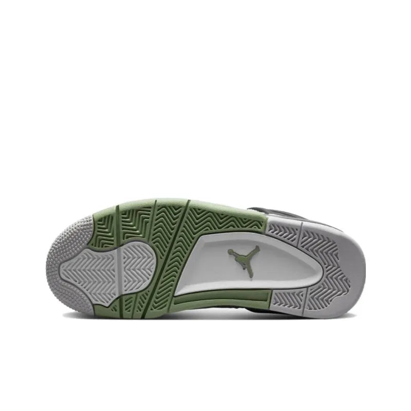 Air Jordan Retro 4-Style Sneakers – Seafoam Edition