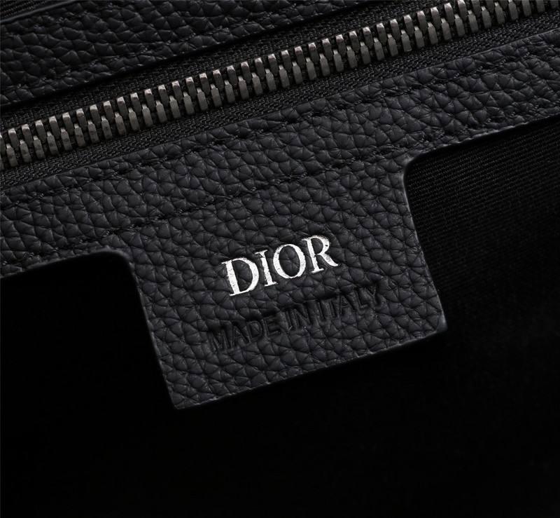 Dior Men Lingot 50 Bag Beige and Black Dior Oblique Jacquard