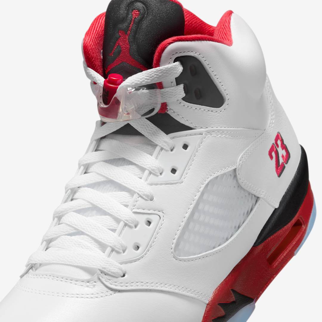 Air Jordan 5 “Fire Red” (Black Tongue)