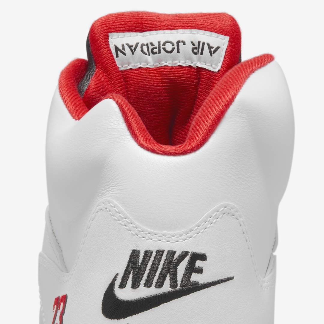 Air Jordan 5 “Fire Red” (Black Tongue)
