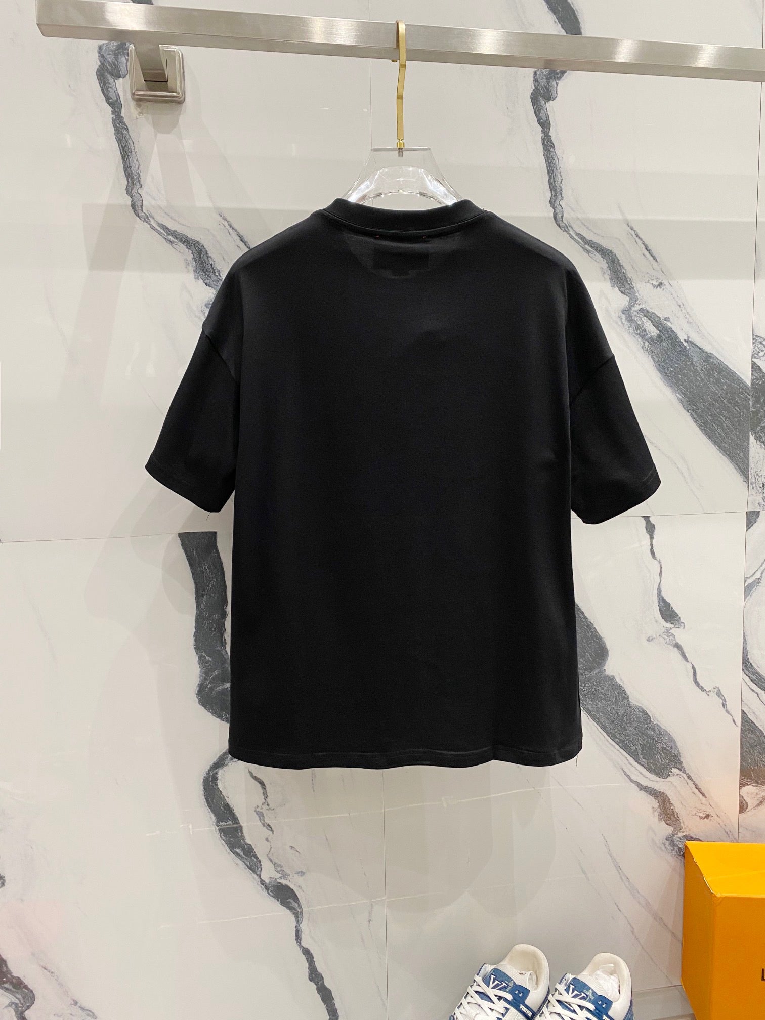 GUCCI                                            Blade Logo Printed T-Shirt In Black