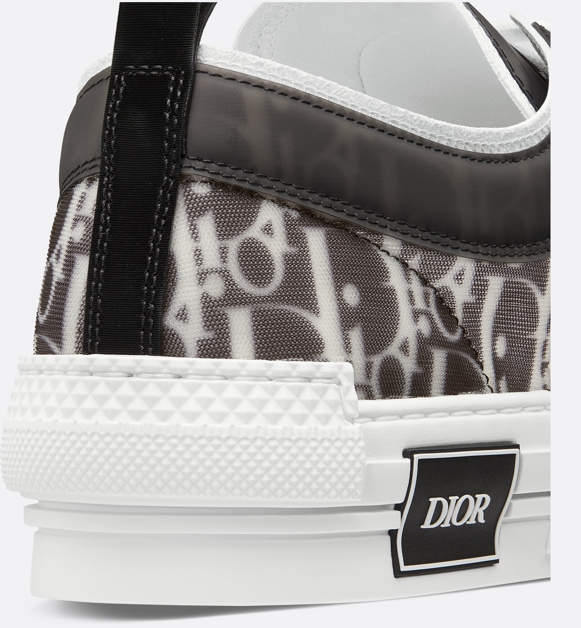 Unisex Dior Oblique Canvas Sneaker – White & Black Edition