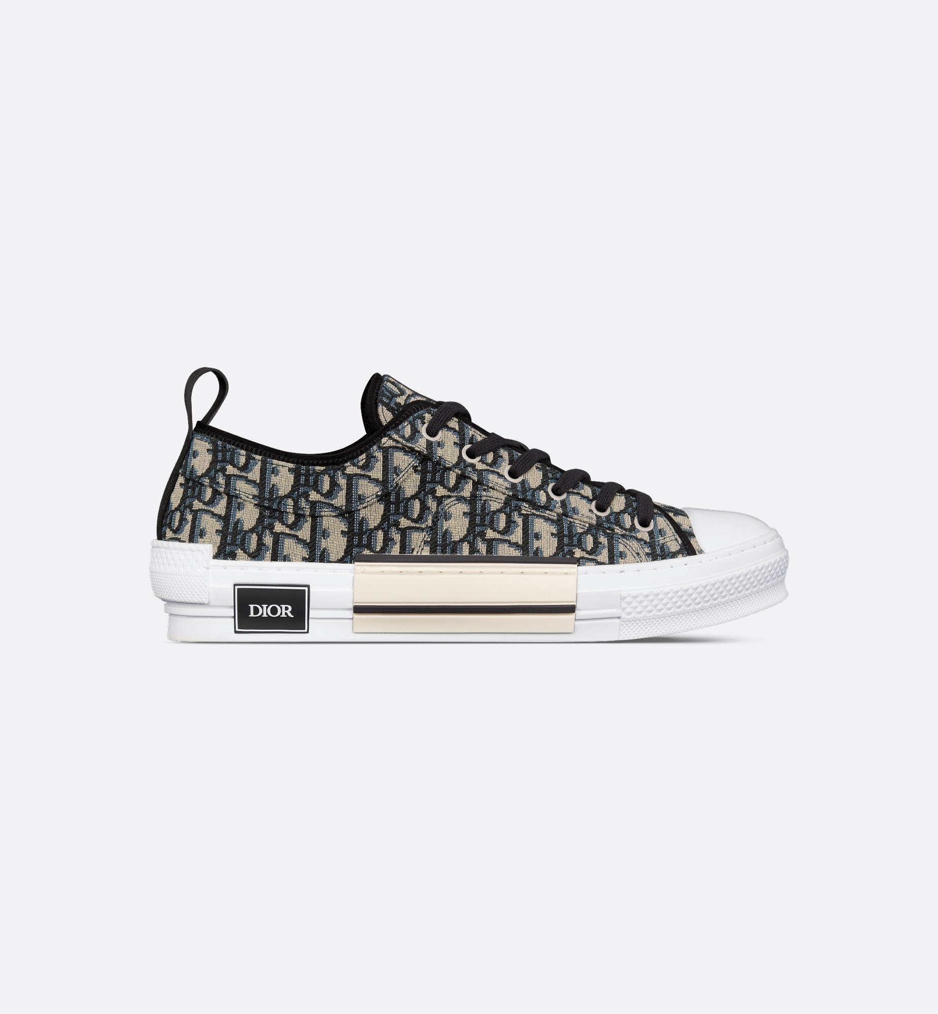 Unisex Dior Oblique Jacquard Sneaker – Beige & Black Edition