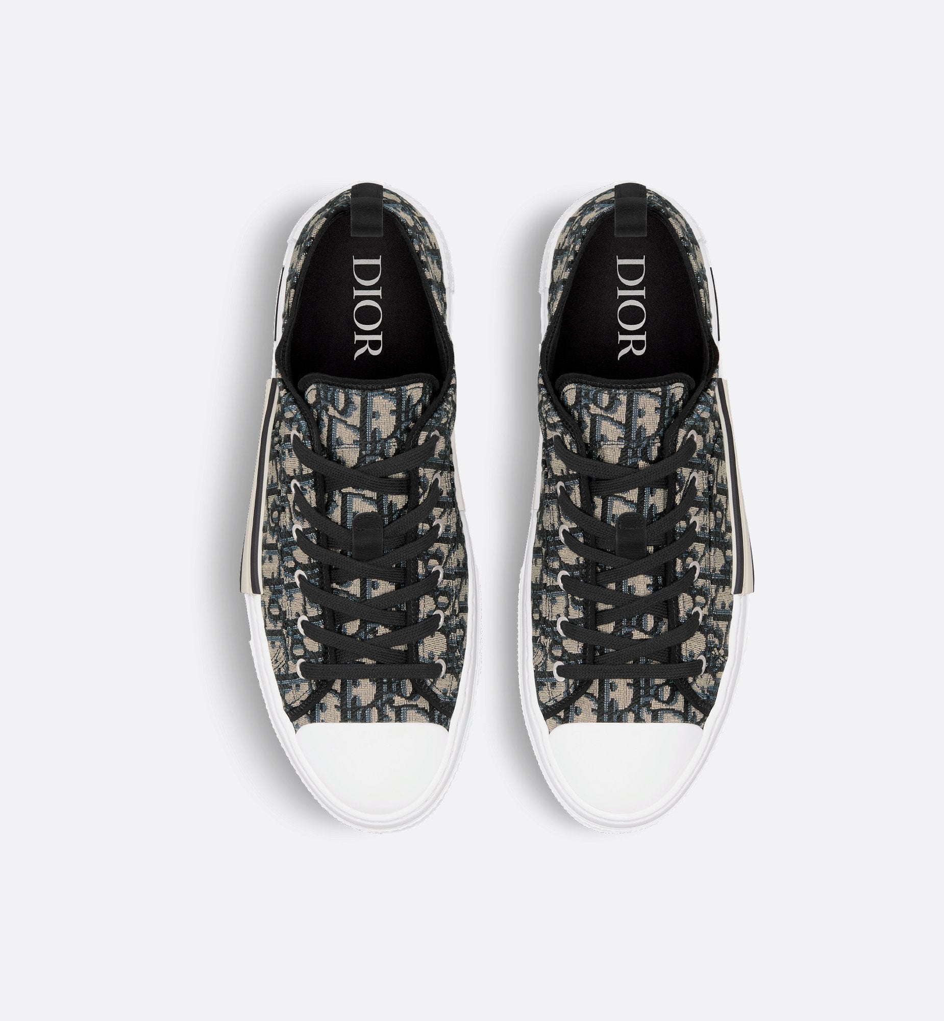Unisex Dior Oblique Jacquard Sneaker – Beige & Black Edition