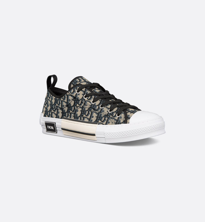 Unisex Dior Oblique Jacquard Sneaker – Beige & Black Edition