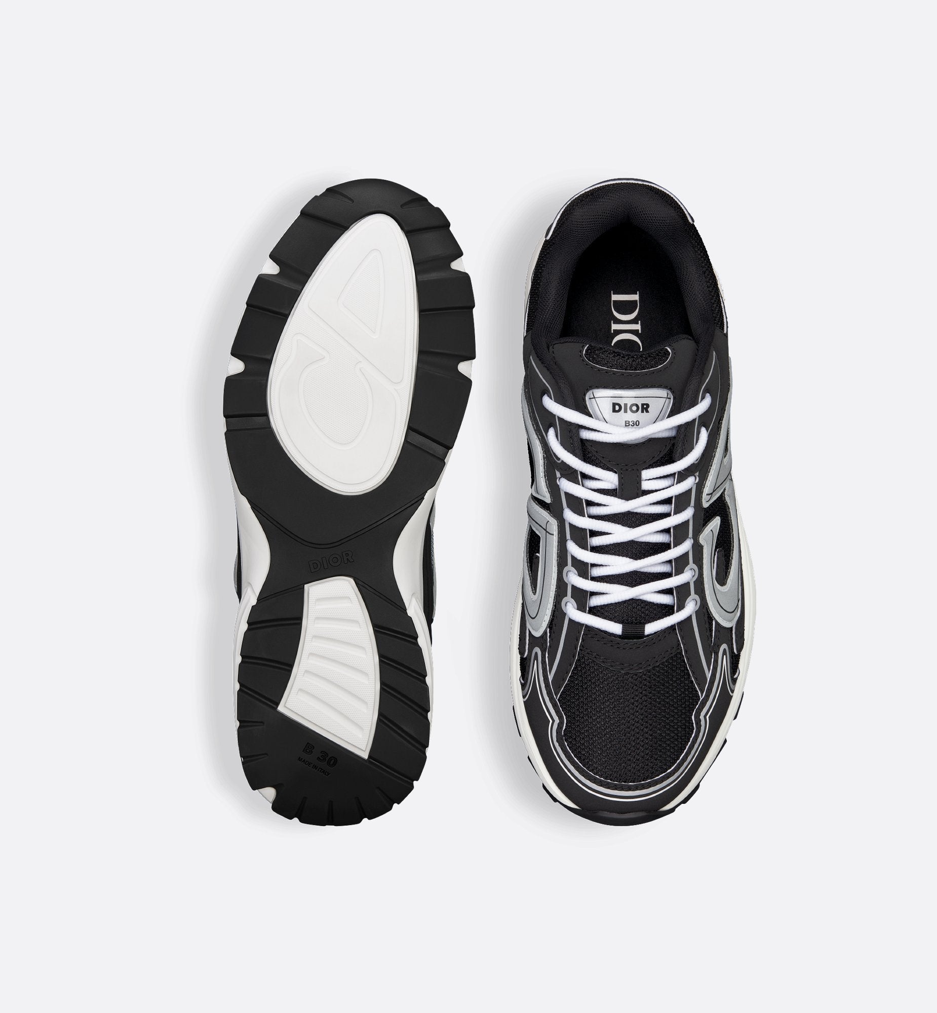 Dior Sleek Mesh Tech Runner – Black Edition (B30-Inspired