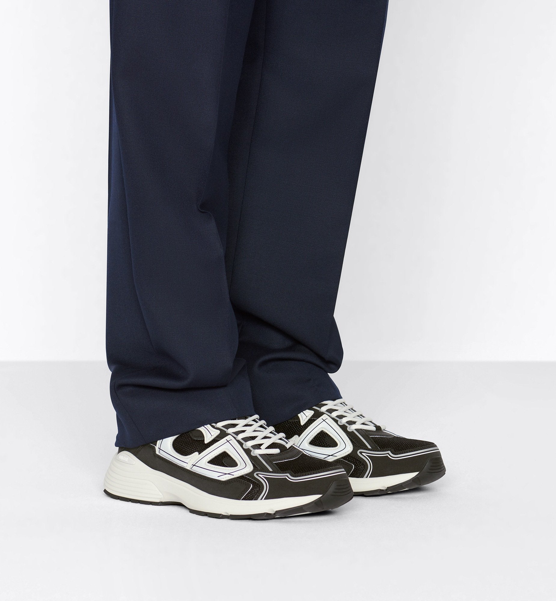 Dior Sleek Mesh Tech Runner – Black Edition (B30-Inspired
