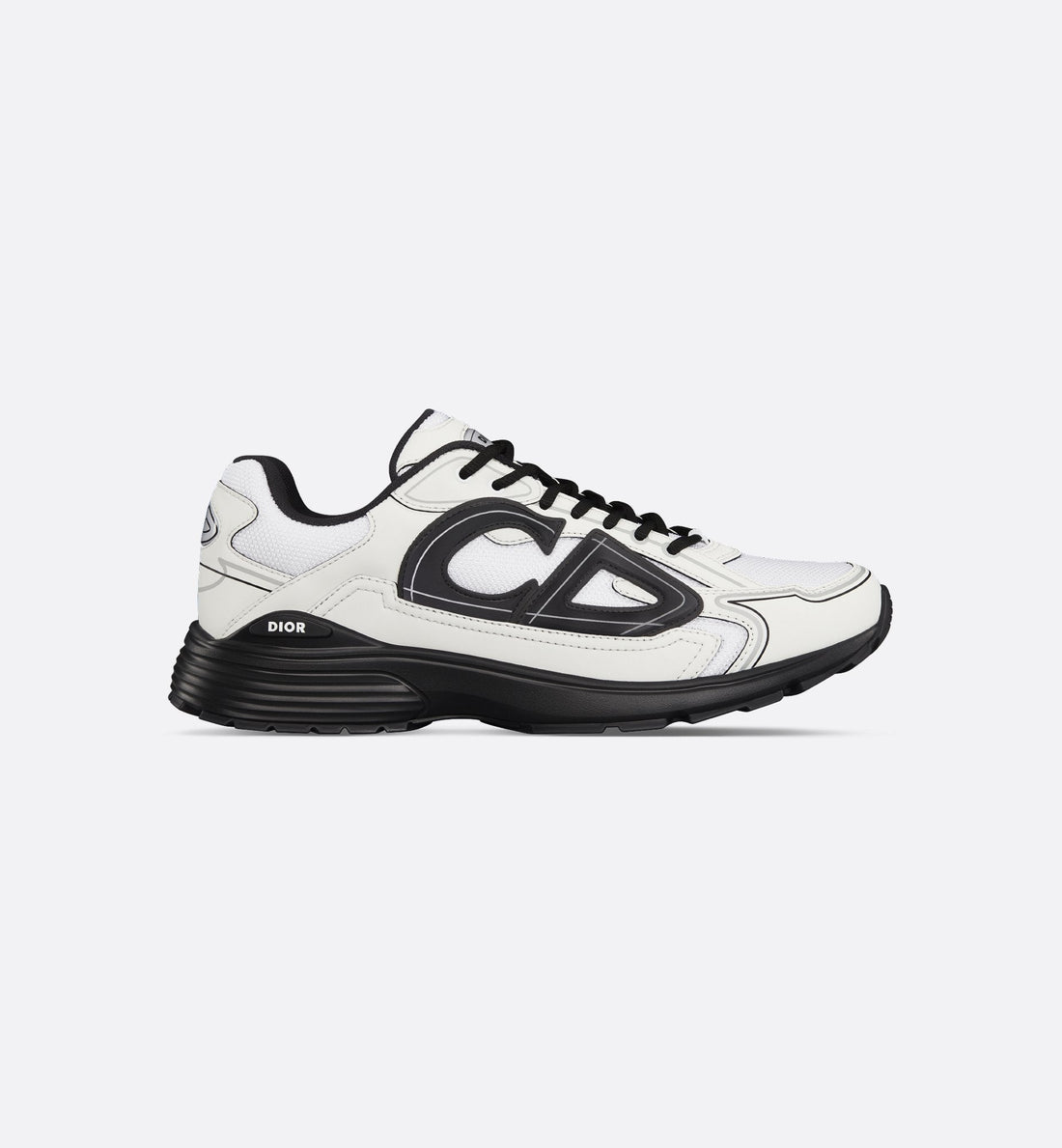 Dior B30-Style Performance Sneaker – Black Mesh Edition