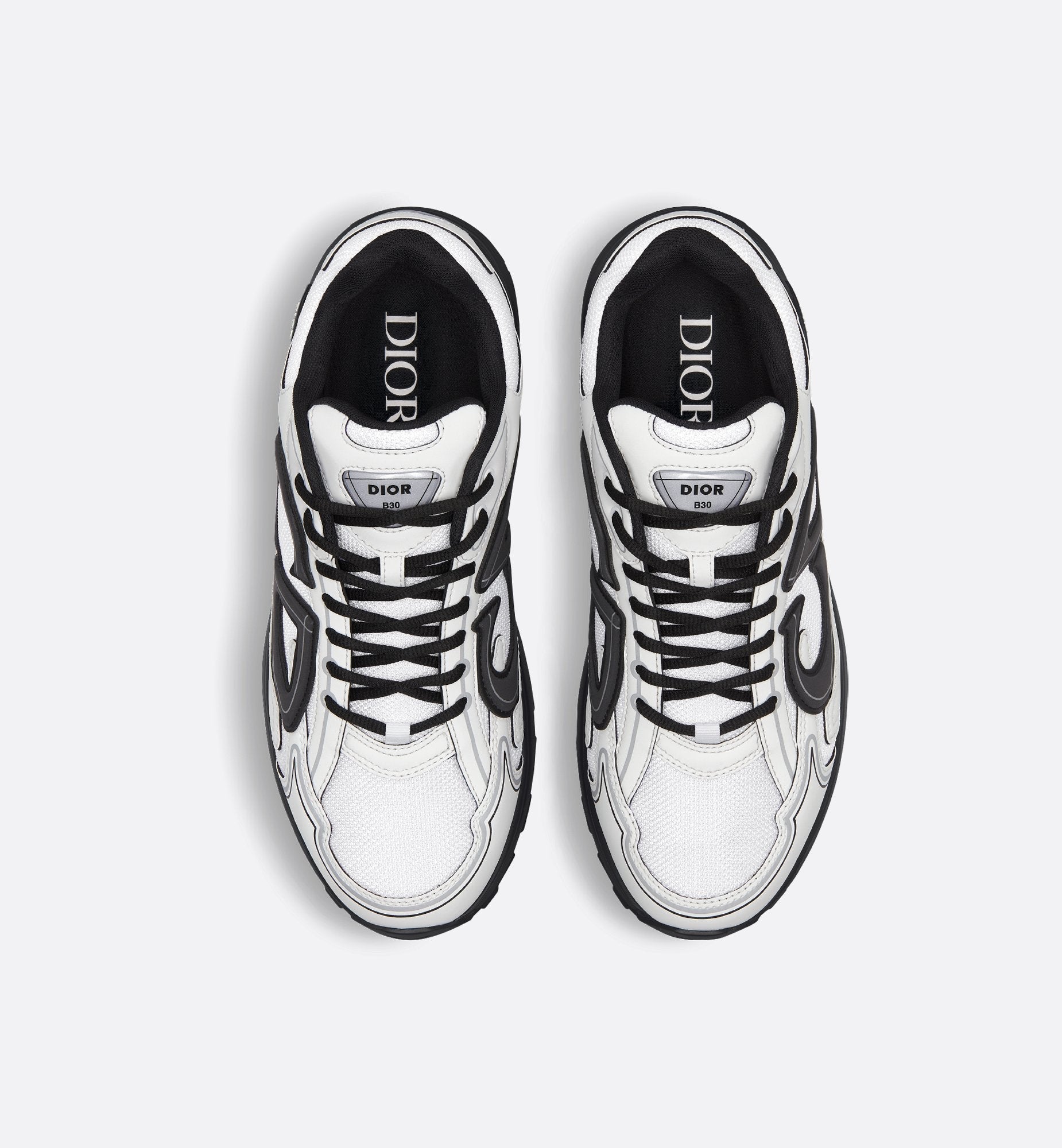 Dior B30-Style Performance Sneaker – Black Mesh Edition