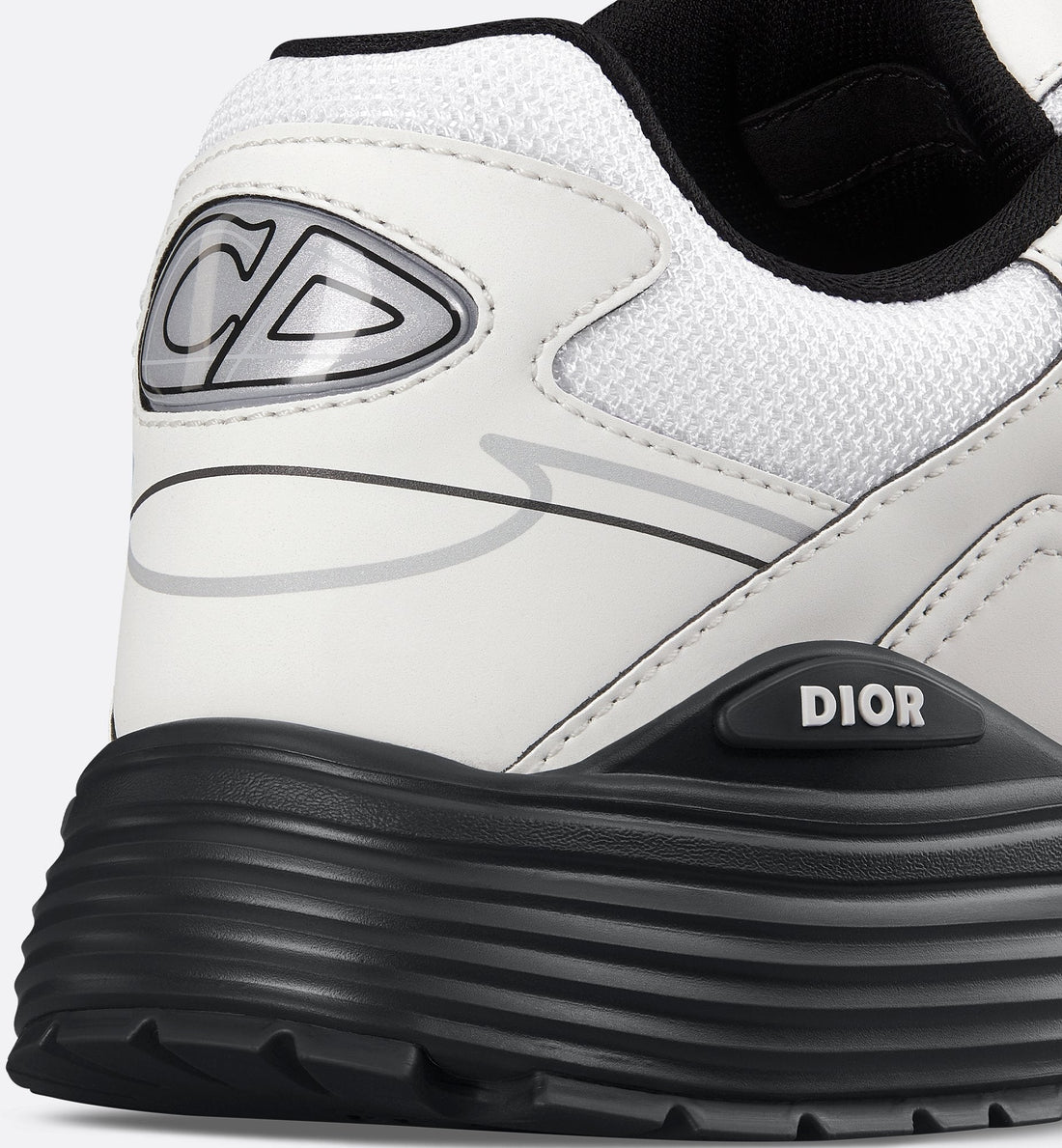 Dior B30-Style Performance Sneaker – Black Mesh Edition