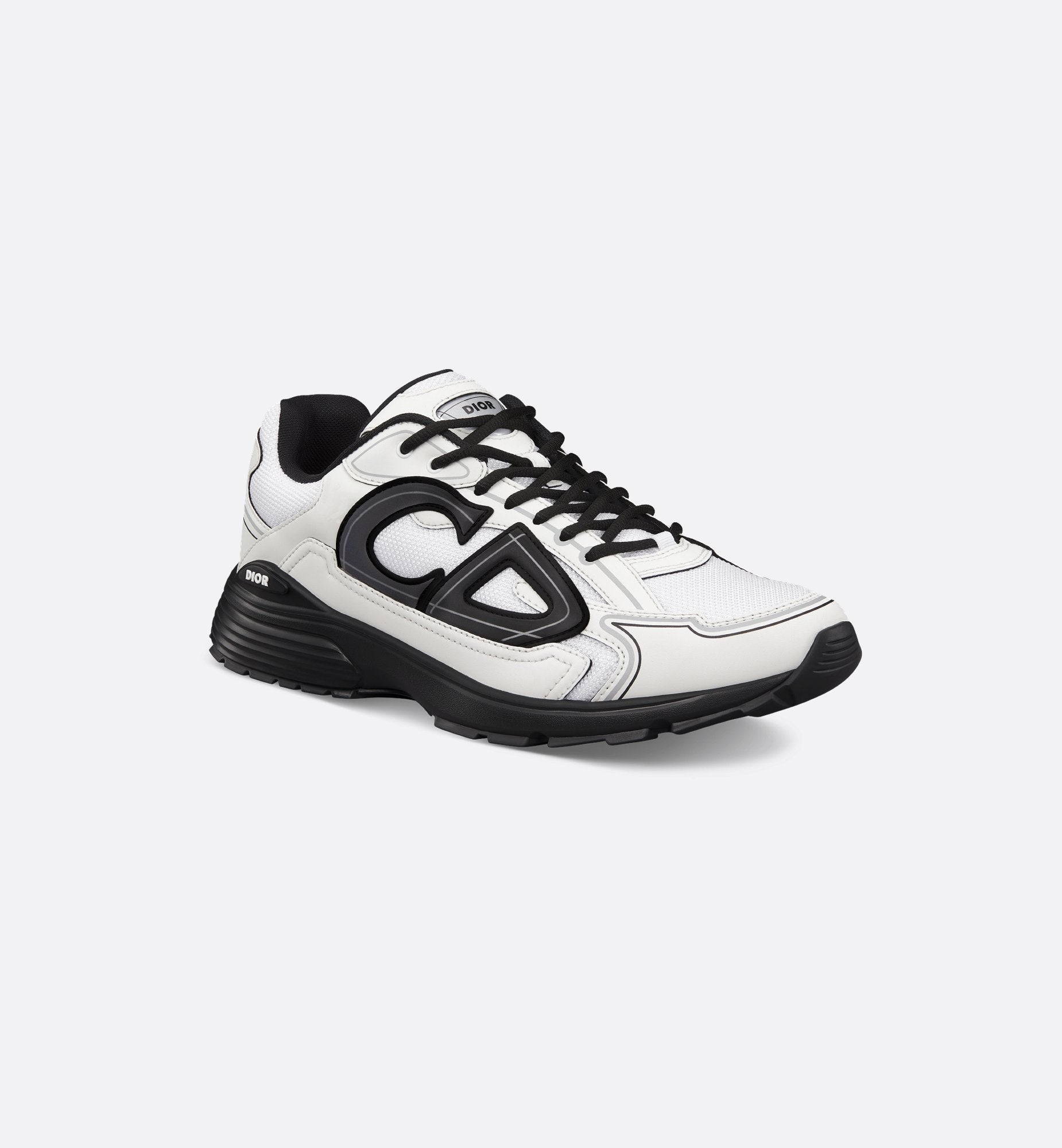 Dior B30-Style Performance Sneaker – Black Mesh Edition
