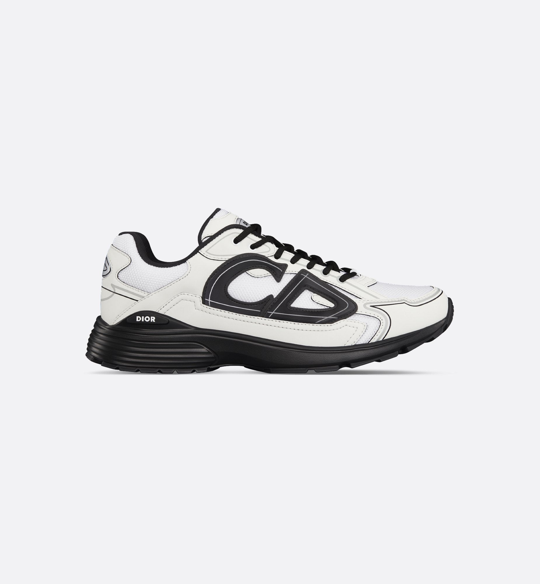 Dior B30-Style Performance Sneaker – Black Mesh Edition