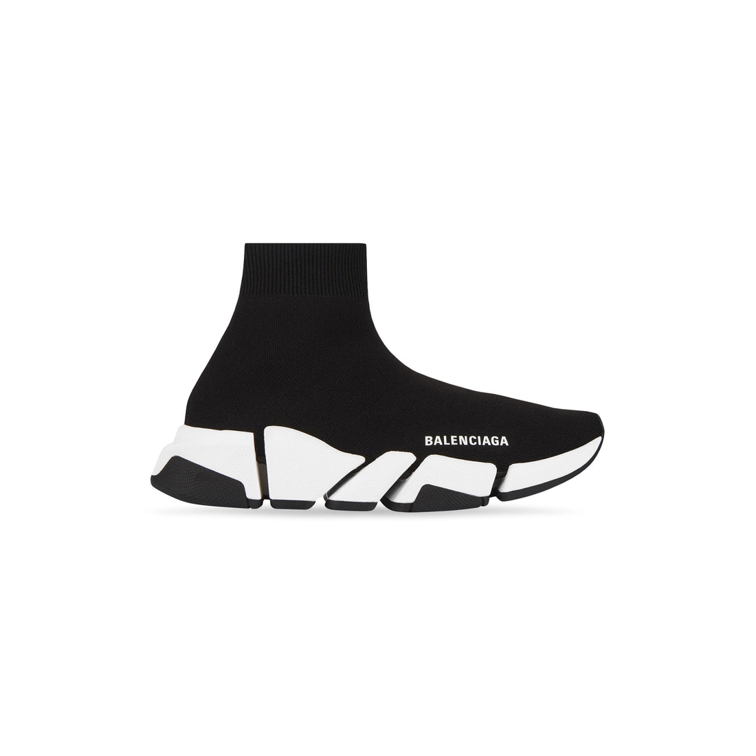 MEN'S SPEED 2.0 RECYCLED KNIT SNEAKER IN BLACK/WHITE