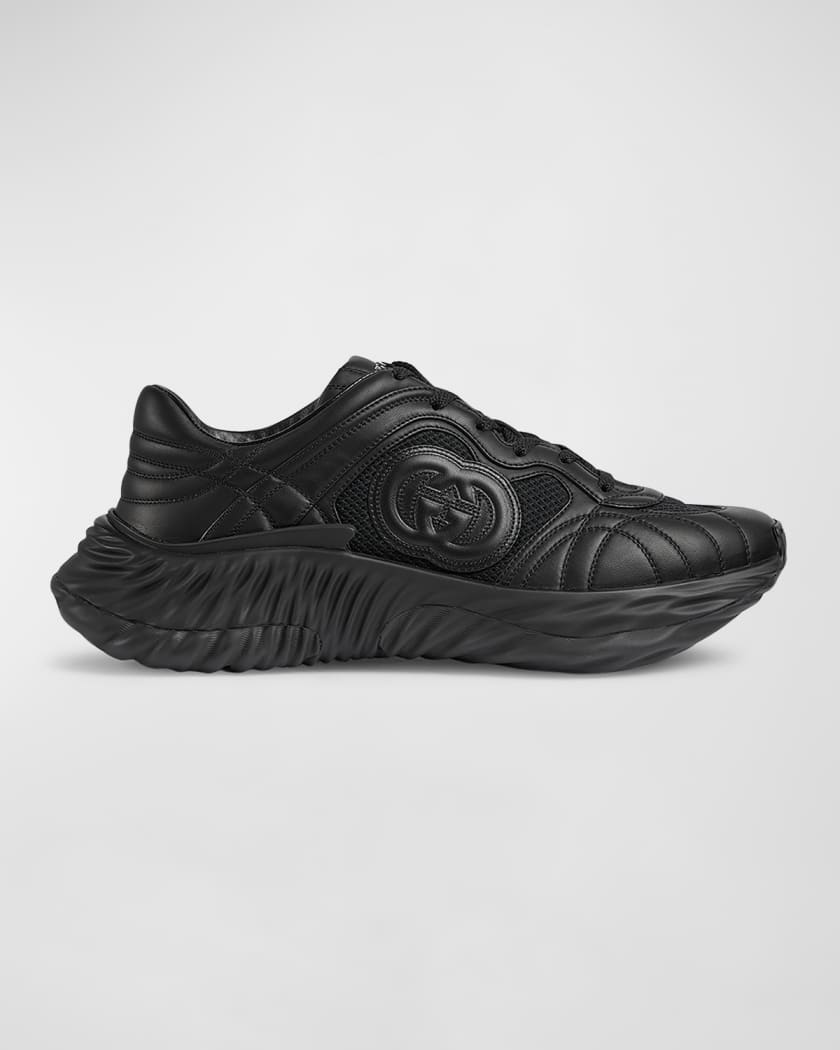 Gucci Ripple Sole Sneaker – Mesh & Leather Luxe Edition
