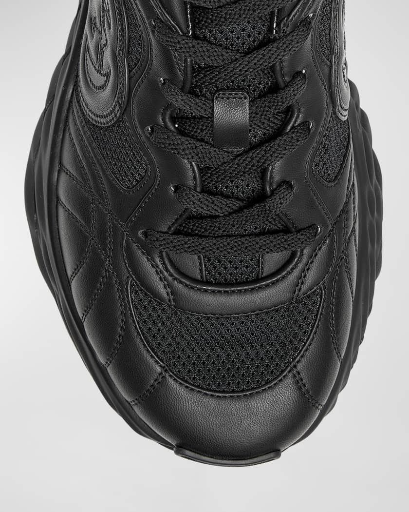 Gucci Ripple Sole Sneaker – Mesh & Leather Luxe Edition