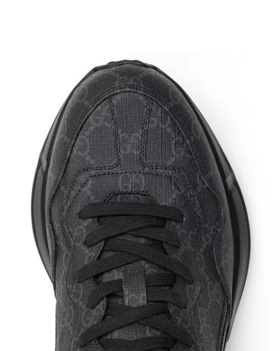 Gucci Low-Top Sneaker – Canvas & Leather Blend