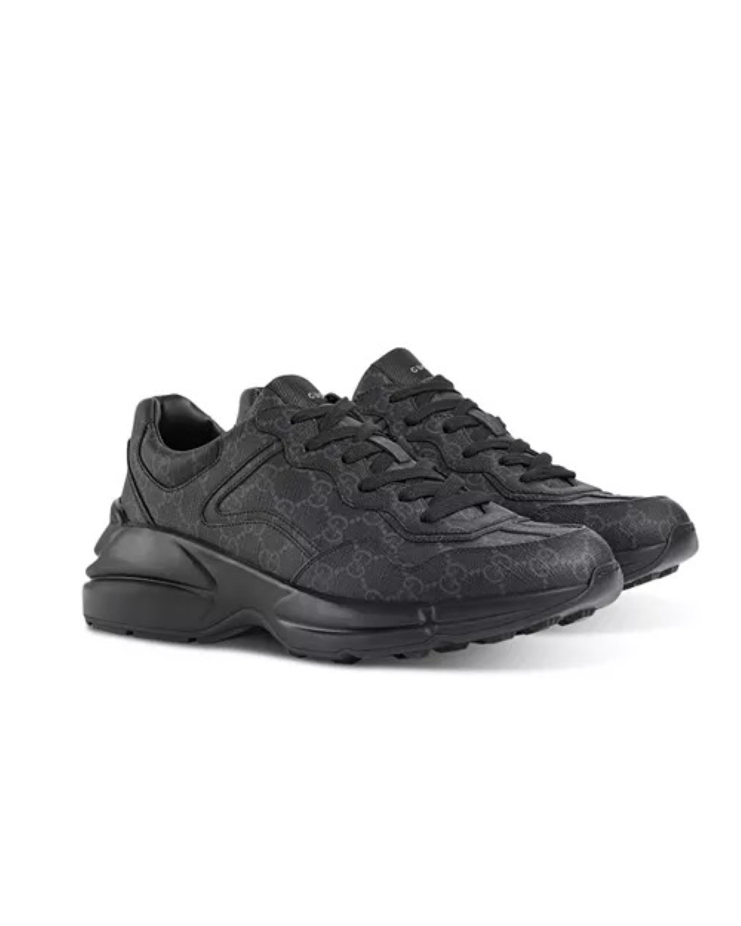 Gucci Low-Top Sneaker – Canvas & Leather Blend