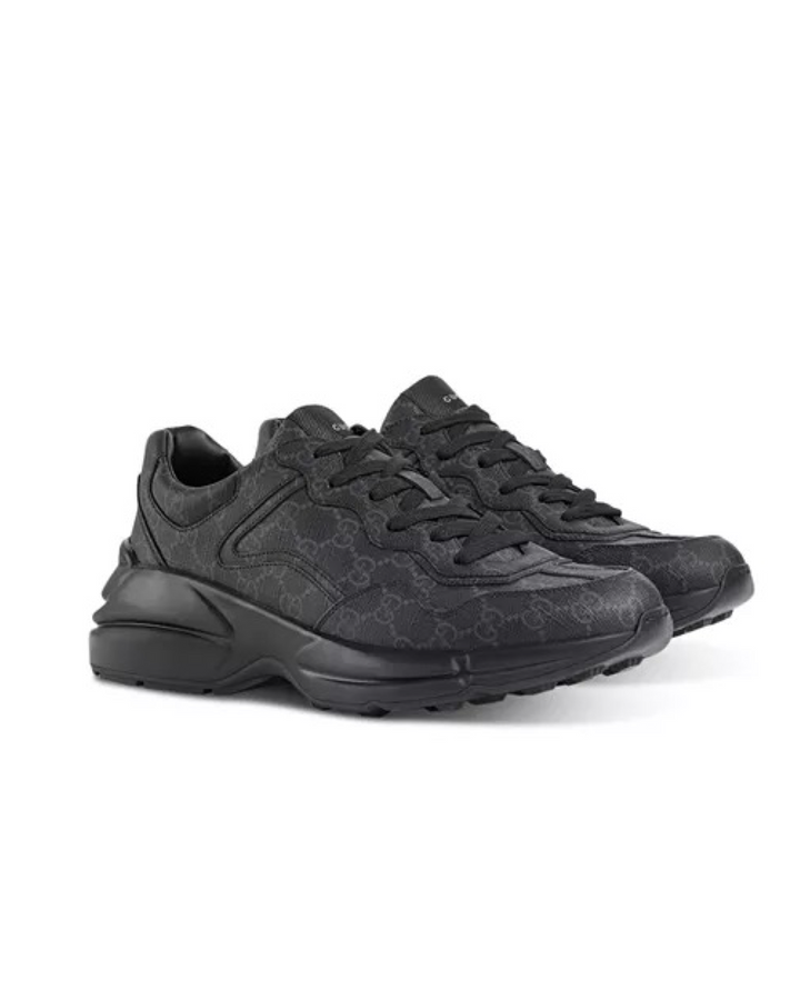 Gucci Low-Top Sneaker – Canvas & Leather Blend