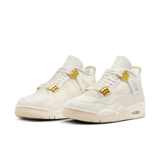 Air Jordan 4 Retro Metallic Gold Iconic Style Footwear