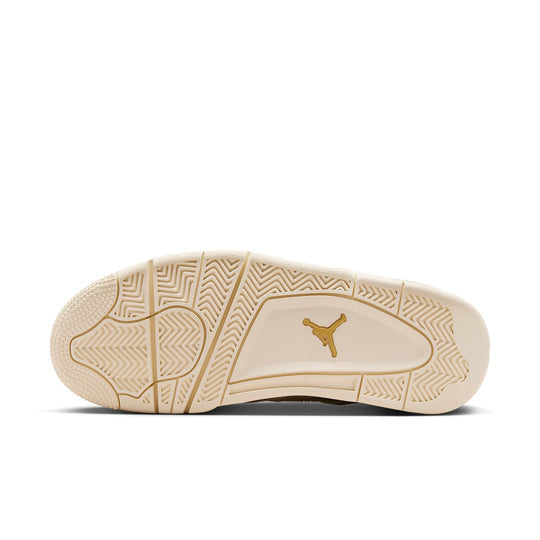 Air Jordan 4 Retro Metallic Gold Iconic Style Footwear