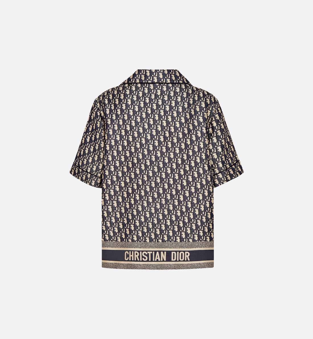 Dior Chez Moi Short-Sleeved Shirt
Blue Dior Oblique Silk Twill