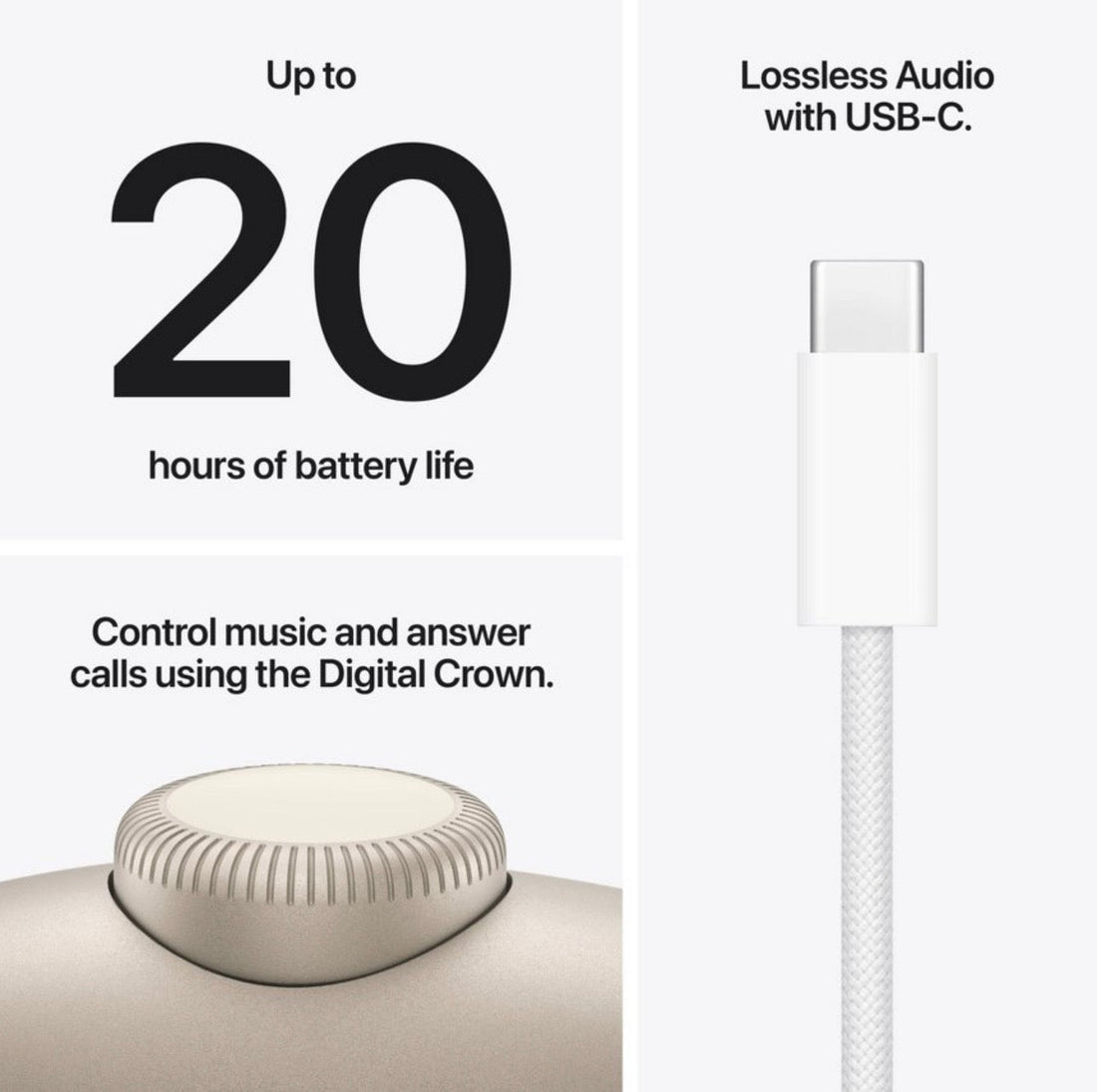 Apple - AirPods Max 2 (USB-C) - Starlight