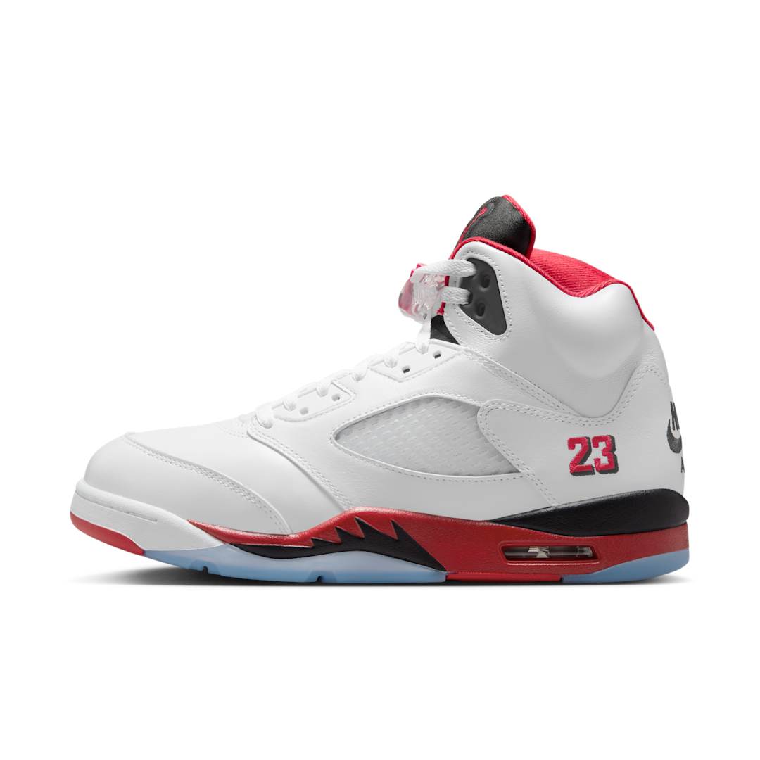 Air Jordan 5 “Fire Red” (Black Tongue)