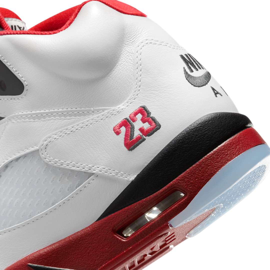 Air Jordan 5 “Fire Red” (Black Tongue)