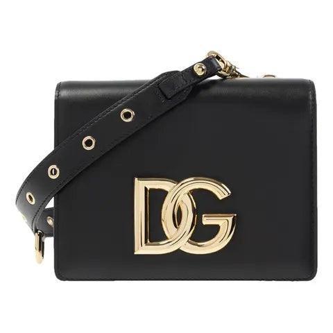 Dolce & Gabbana Calfskin 3.5 Crossbody Bag Black