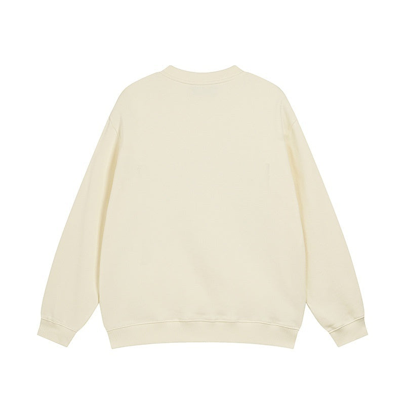 GUCCI Beige Cotton Jersey Sweatshirt New & Authentic