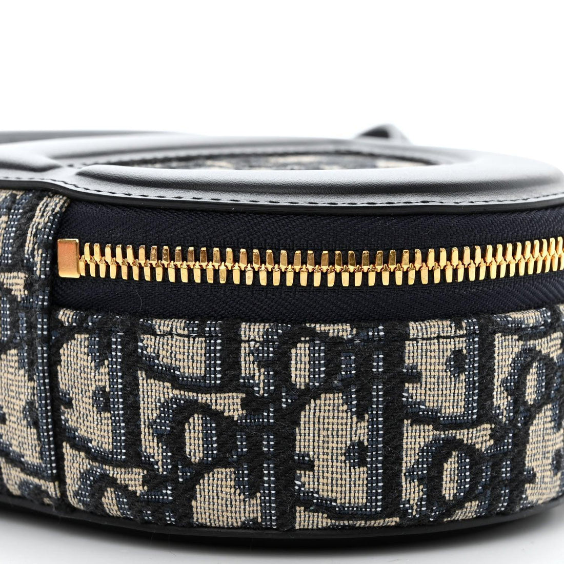 Christian Dior Signature Oval Camera Bag Calfskin with Embossed CD Signature