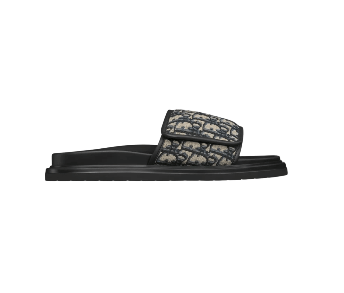 Dior Aqua Sandal In Dior Oblique Jacquard