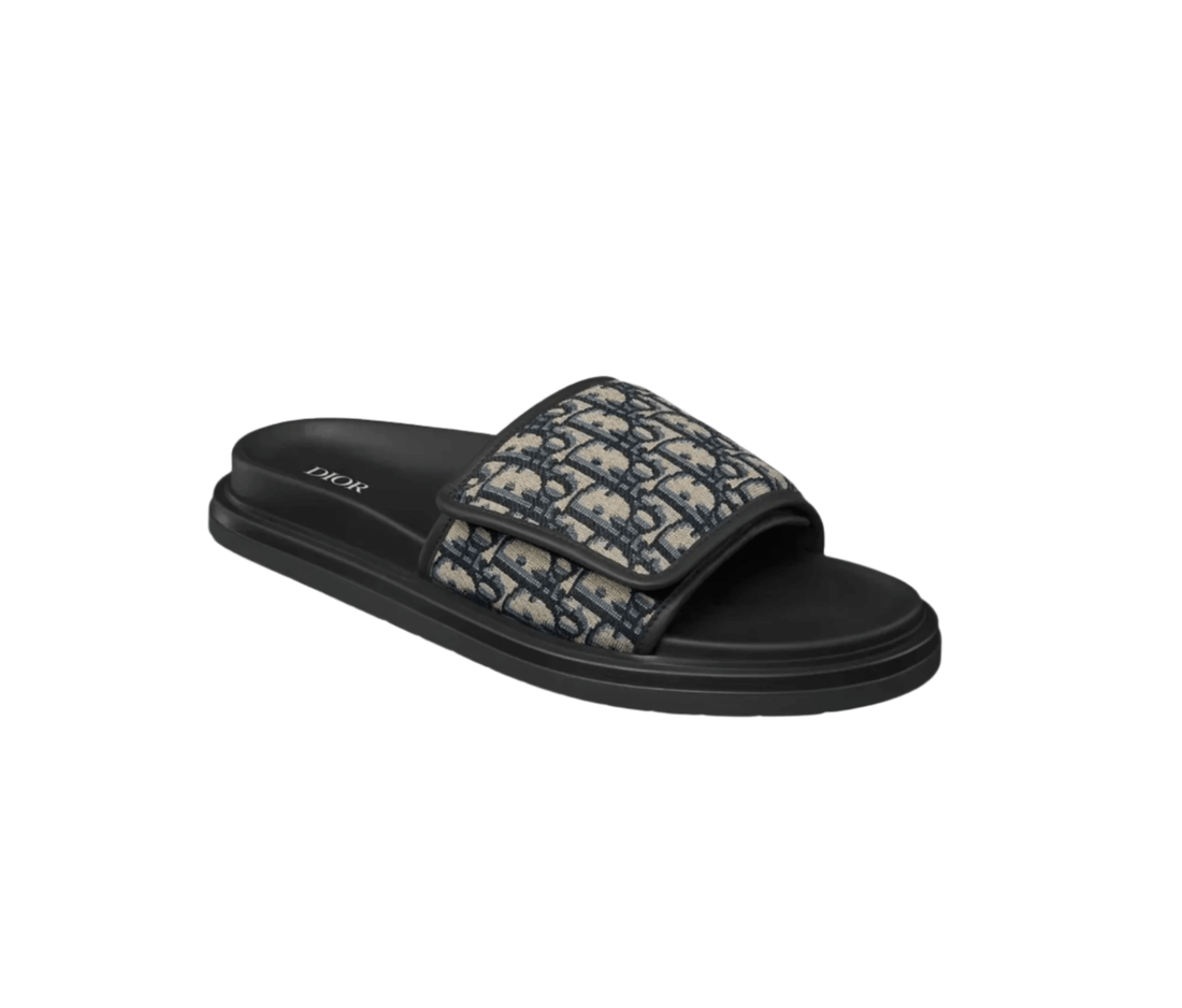 Dior Aqua Sandal In Dior Oblique Jacquard