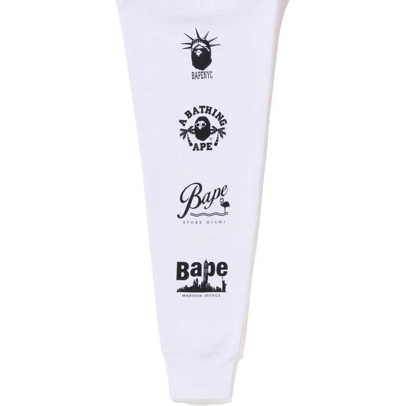 BAPE US Limited Collection USA Shark Hoodie A Bathing Ape White