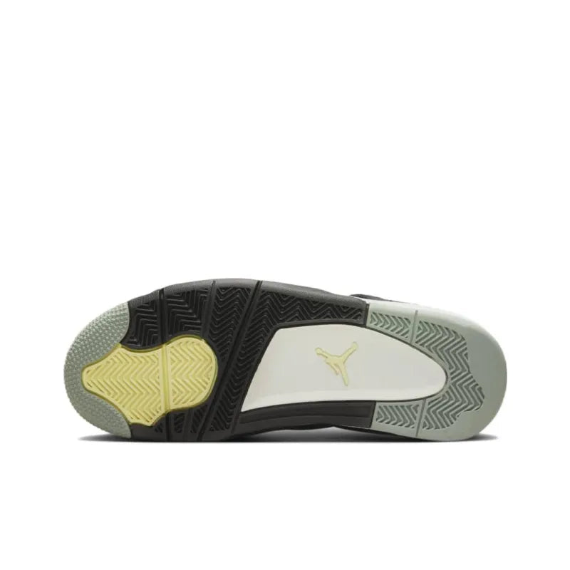 Jordan Retro 4-Style Sneakers – Olive Craft Edition