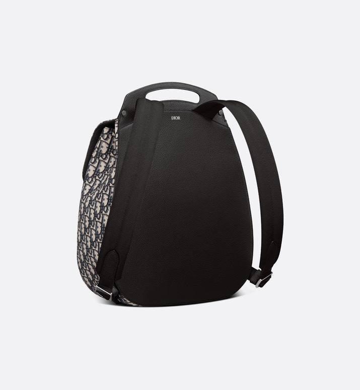 Dior Gallop Sling Bag Black Grained Calfskin