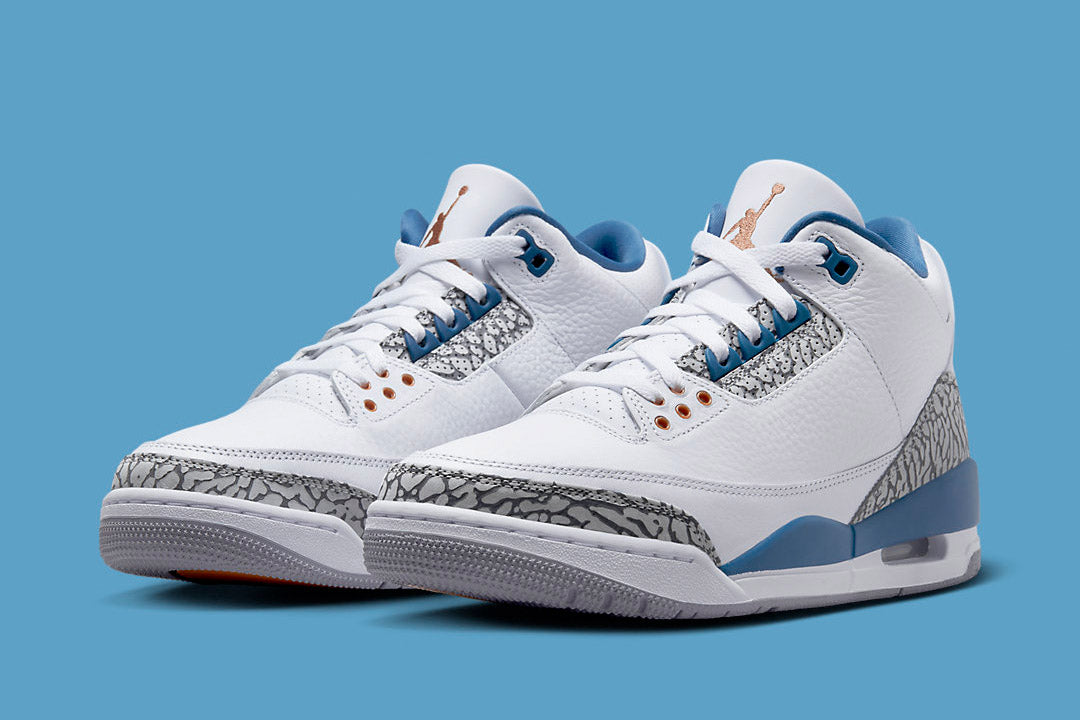 Air Jordan 3 Retro “Wizards” aka “Copper True Blue”